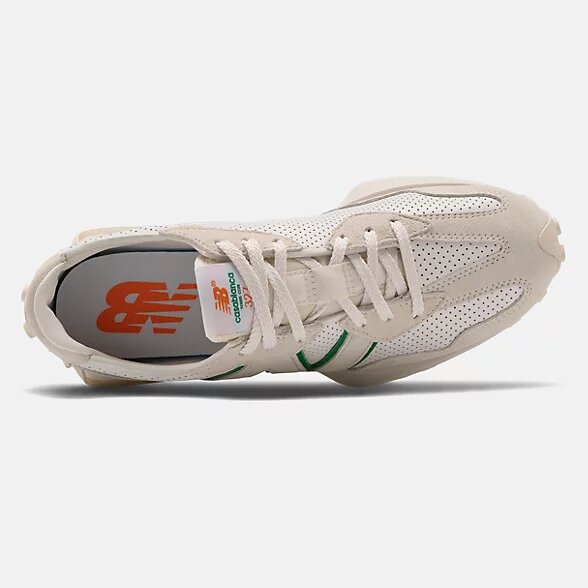 new balance off-white & gray 327 sneaker